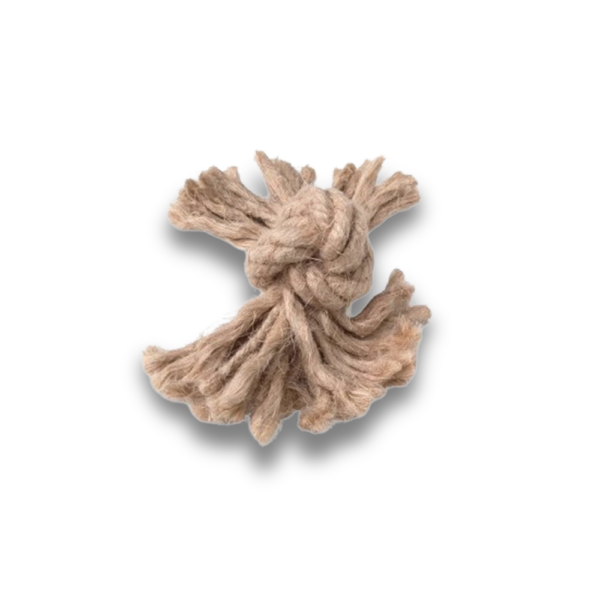 Jouet Corde Un Nœud SON pet en taille XL, avec corde nouée pour chien de 2,6 cm x 25 cm, présenté sur fond blanc.