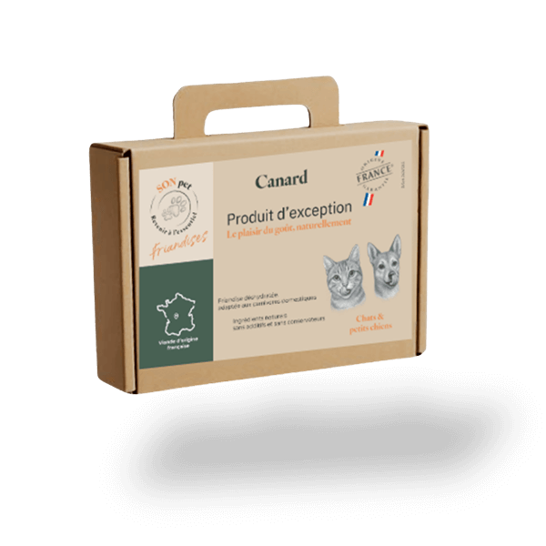 SON pet - friandises canard chat et petit chien