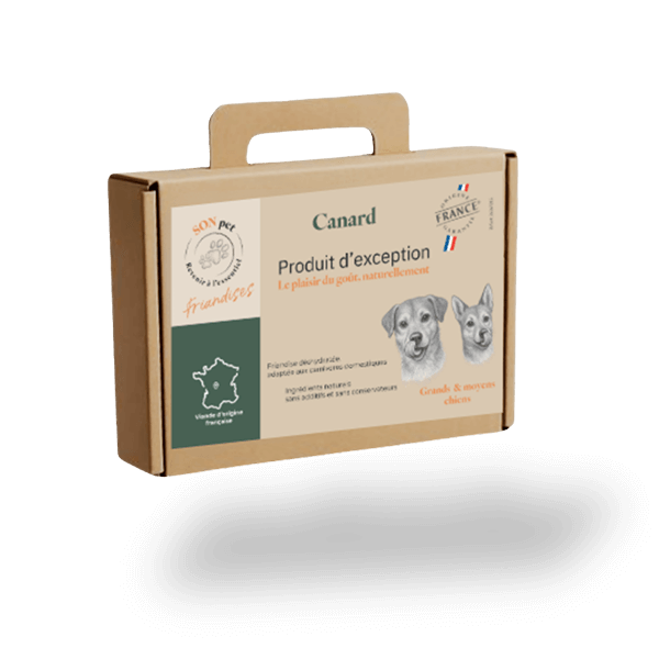 SON pet - friandises canard moyen et grand chien