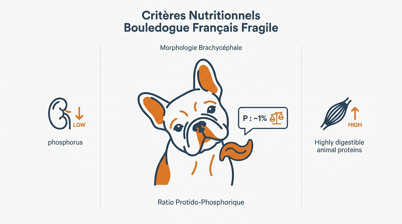 Croquettes adaptées pour bouledogue français